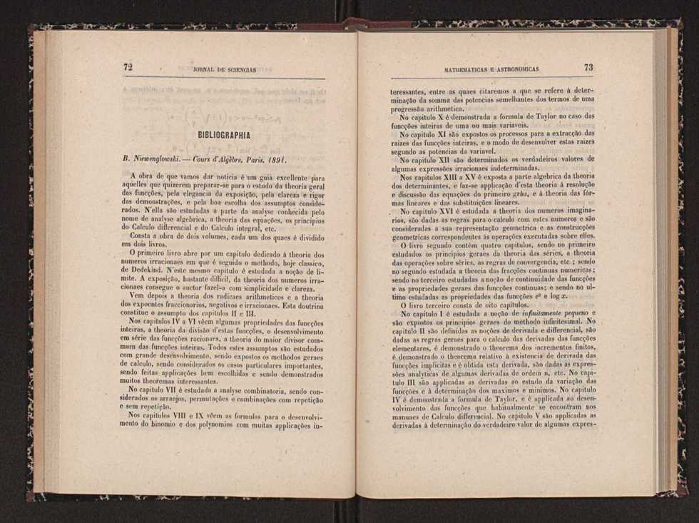 Jornal de sciencias mathematicas e astronomicas. Vol. 10 38