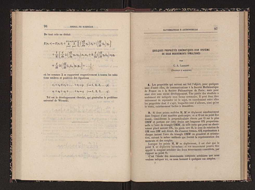 Jornal de sciencias mathematicas e astronomicas. Vol. 10 50