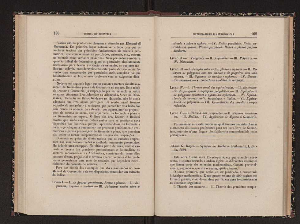 Jornal de sciencias mathematicas e astronomicas. Vol. 10 56