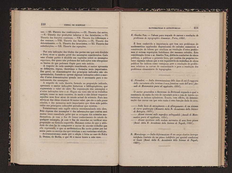 Jornal de sciencias mathematicas e astronomicas. Vol. 10 57