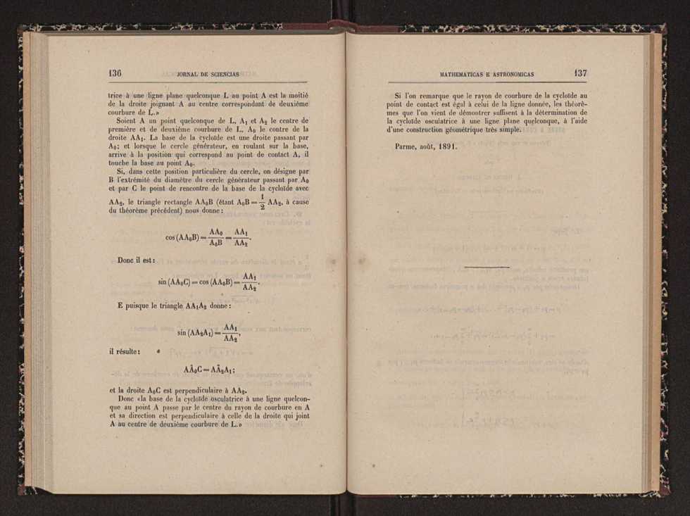 Jornal de sciencias mathematicas e astronomicas. Vol. 10 70