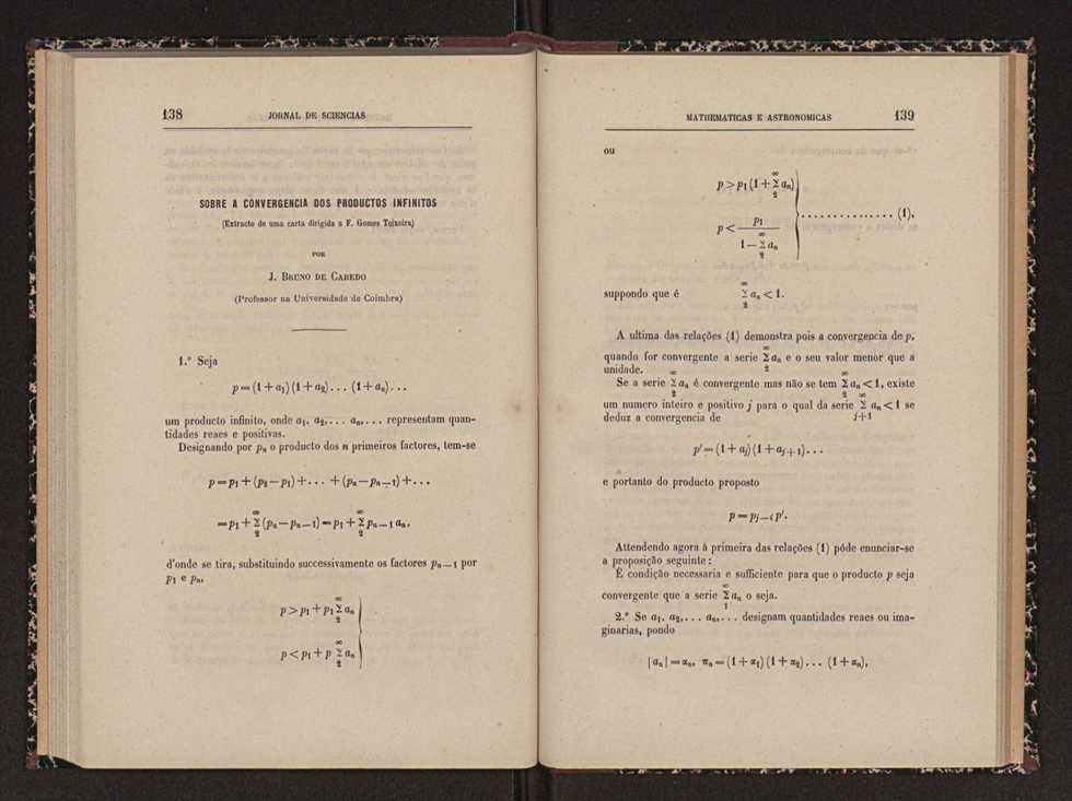 Jornal de sciencias mathematicas e astronomicas. Vol. 10 71