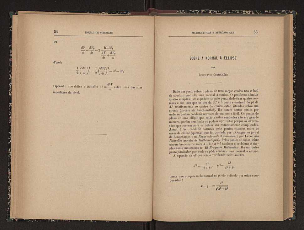 Jornal de sciencias mathematicas e astronomicas. Vol. 11 29