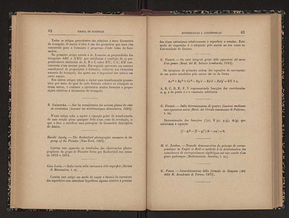 Jornal de sciencias mathematicas e astronomicas. Vol. 11 33