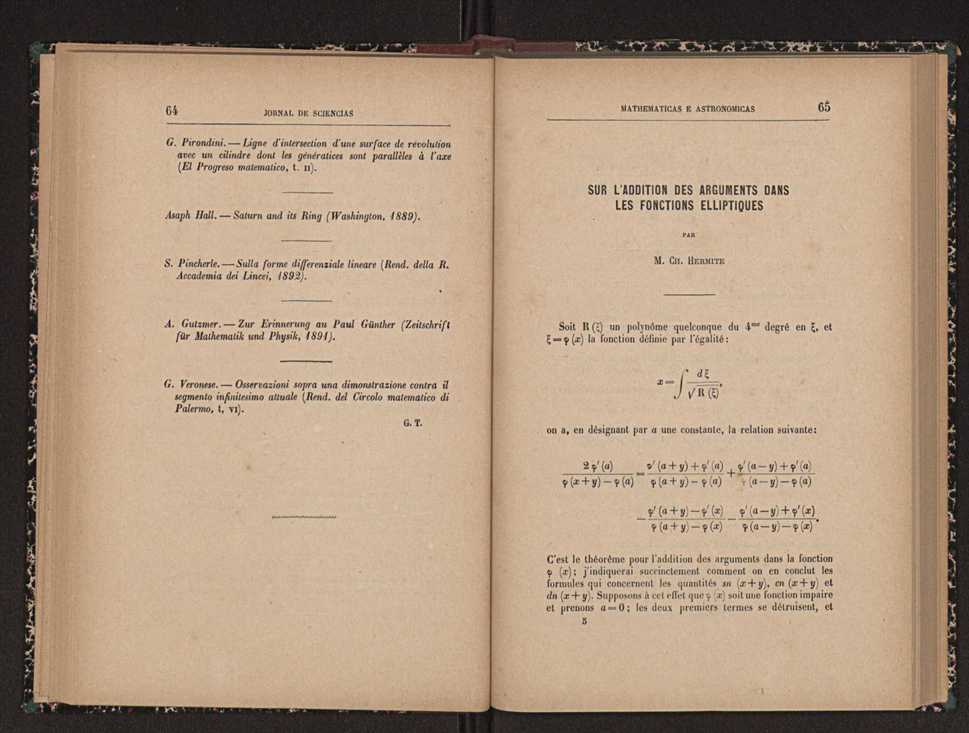 Jornal de sciencias mathematicas e astronomicas. Vol. 11 34