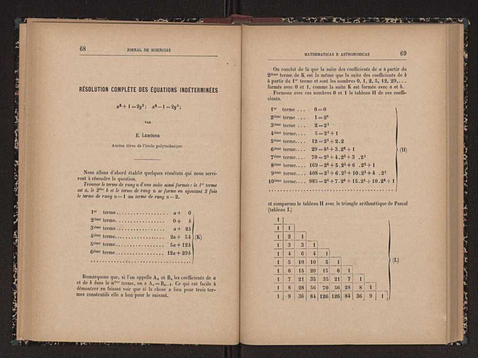 Jornal de sciencias mathematicas e astronomicas. Vol. 11 36