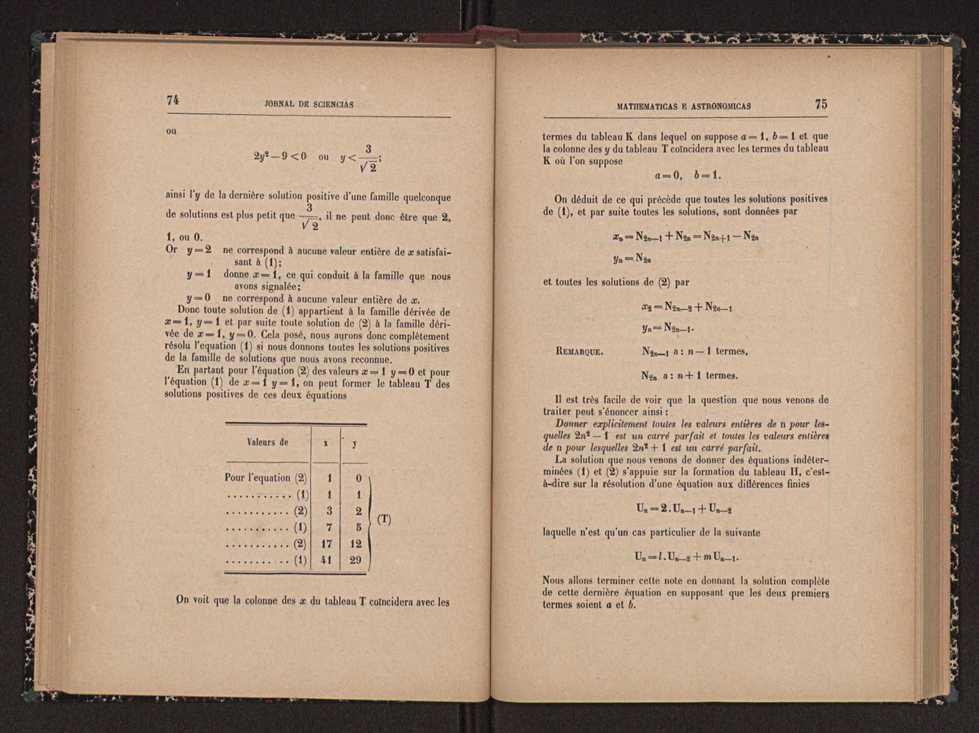 Jornal de sciencias mathematicas e astronomicas. Vol. 11 39