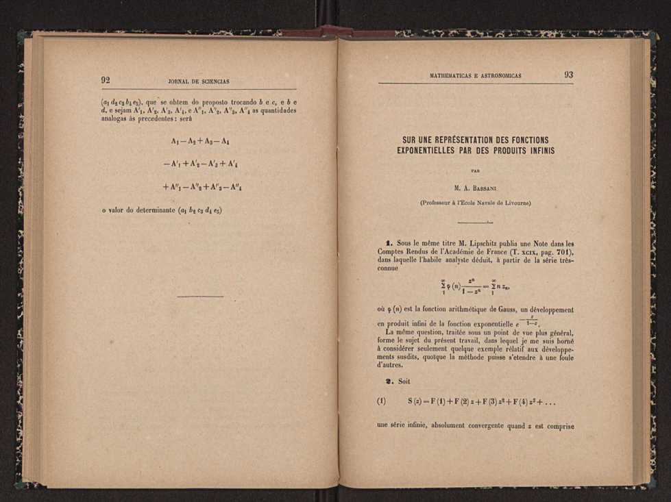 Jornal de sciencias mathematicas e astronomicas. Vol. 11 48