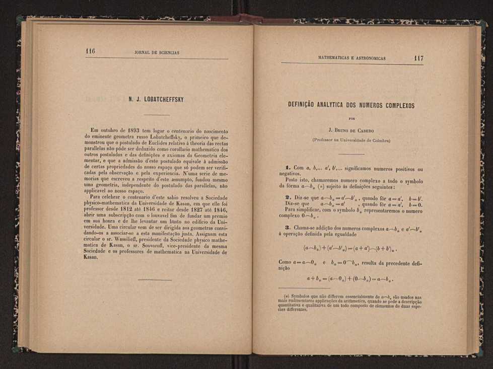 Jornal de sciencias mathematicas e astronomicas. Vol. 11 60