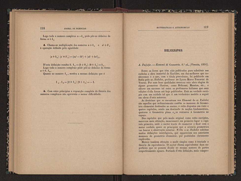 Jornal de sciencias mathematicas e astronomicas. Vol. 11 61
