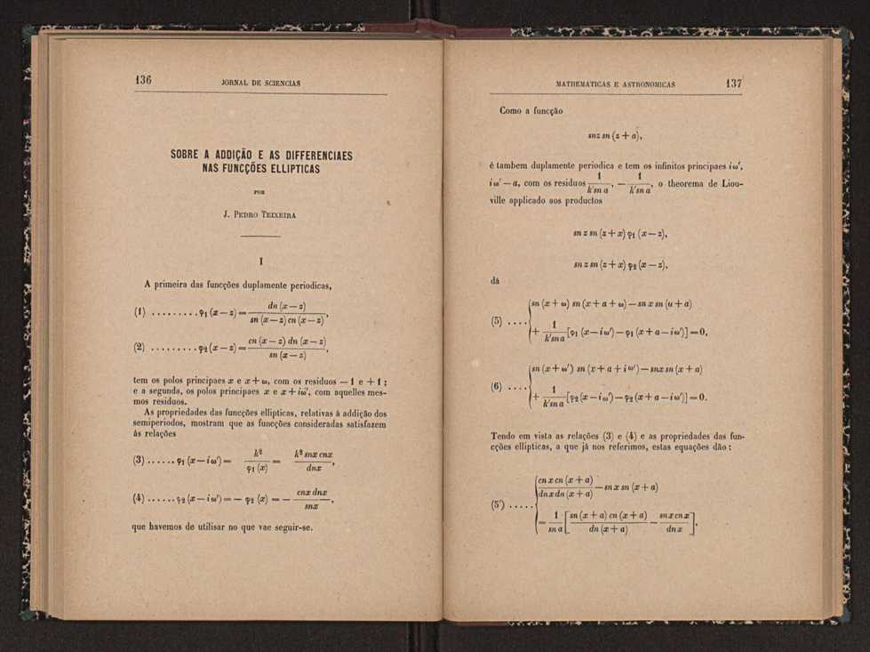 Jornal de sciencias mathematicas e astronomicas. Vol. 11 70
