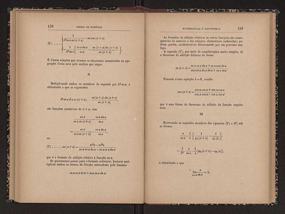 Jornal de sciencias mathematicas e astronomicas. Vol. 11 71