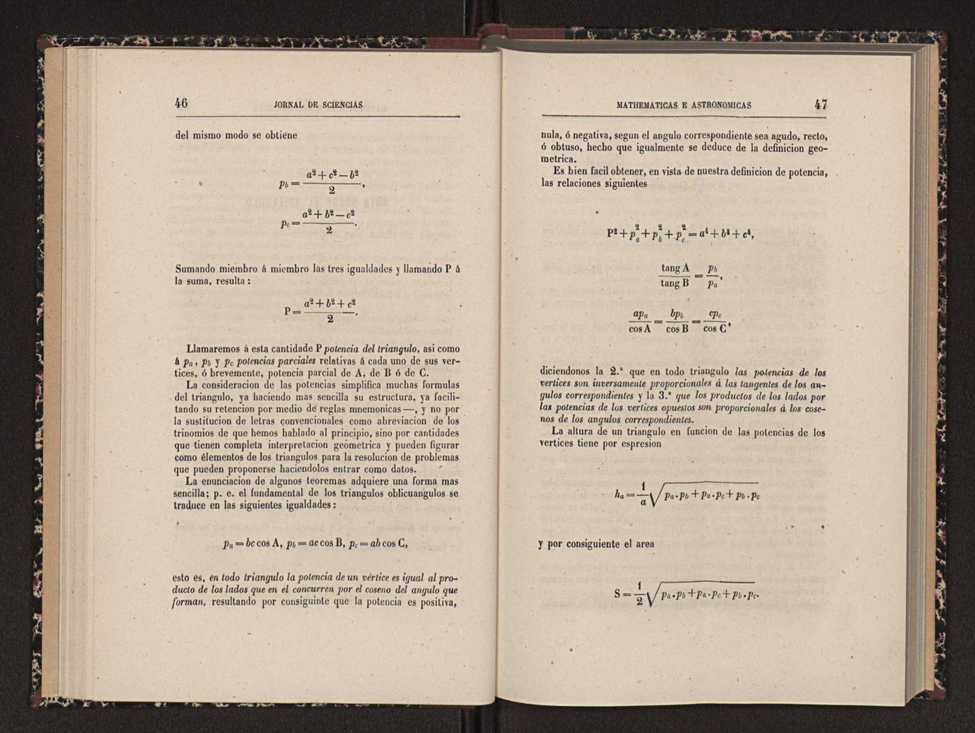 Jornal de sciencias mathematicas e astronomicas. Vol. 12 25