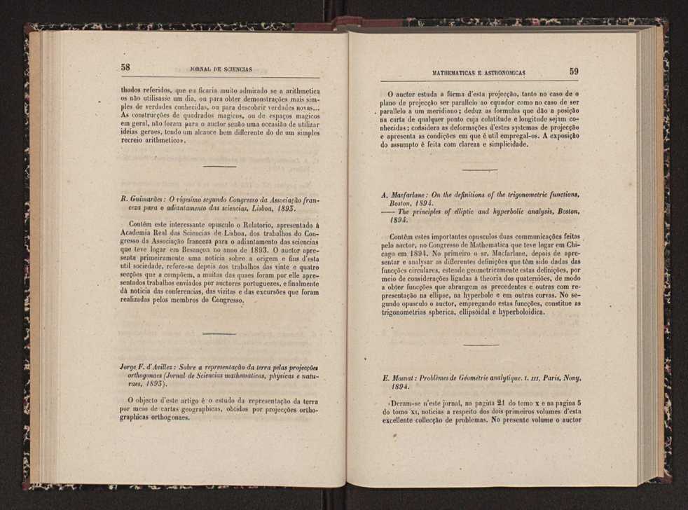 Jornal de sciencias mathematicas e astronomicas. Vol. 12 31