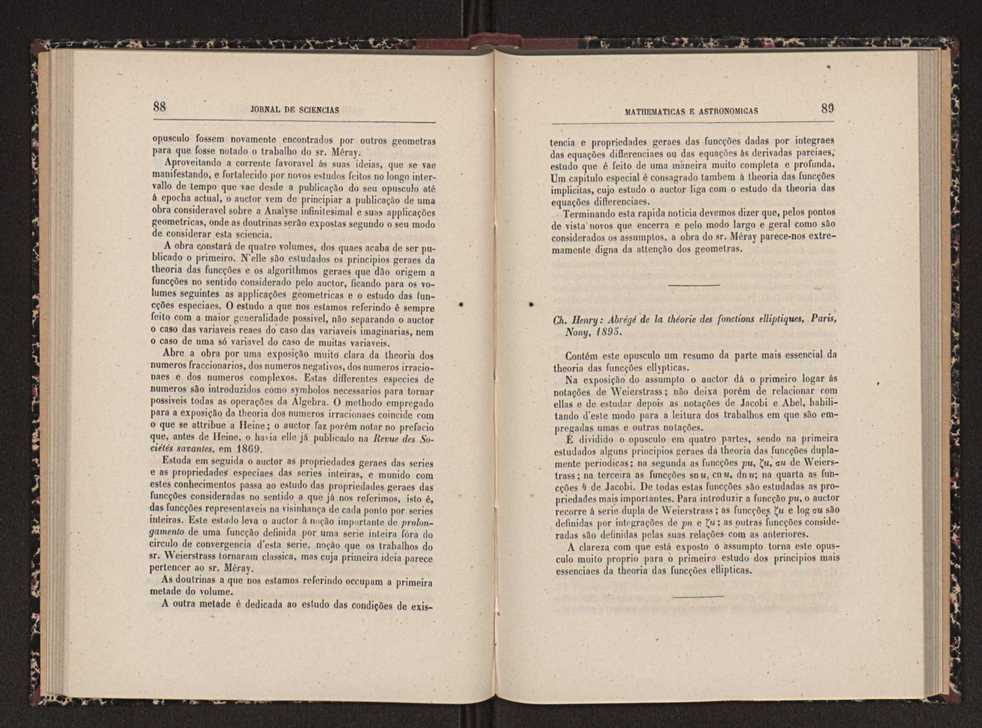 Jornal de sciencias mathematicas e astronomicas. Vol. 12 46