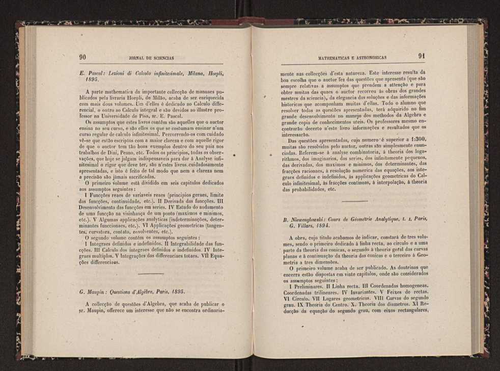 Jornal de sciencias mathematicas e astronomicas. Vol. 12 47