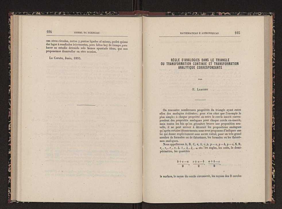 Jornal de sciencias mathematicas e astronomicas. Vol. 12 54