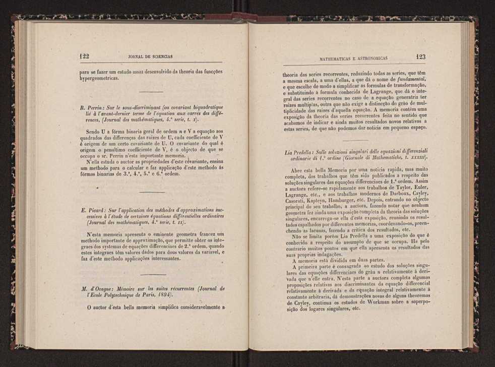 Jornal de sciencias mathematicas e astronomicas. Vol. 12 63
