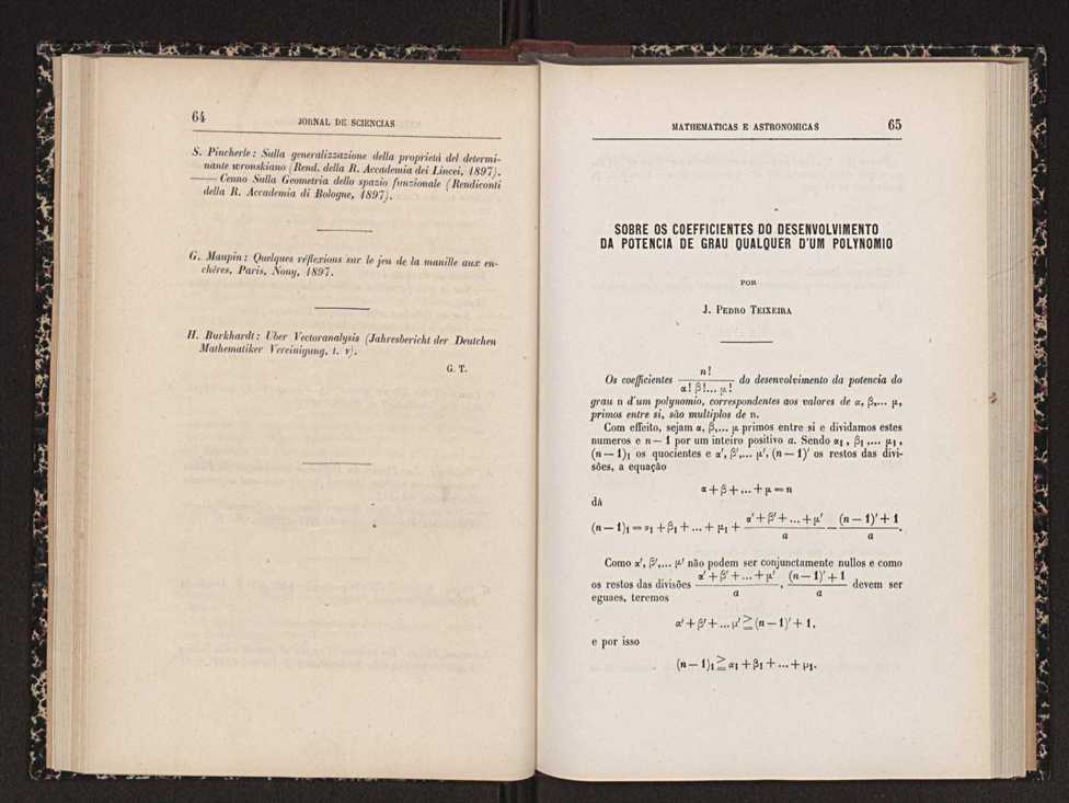 Jornal de sciencias mathematicas e astronomicas. Vol. 13 34
