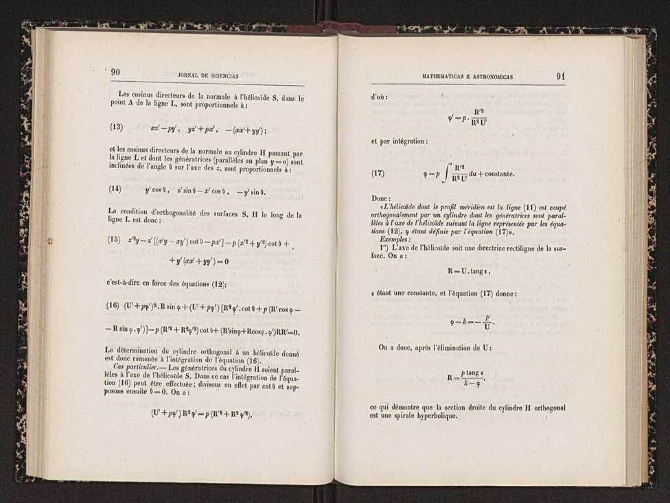 Jornal de sciencias mathematicas e astronomicas. Vol. 13 47