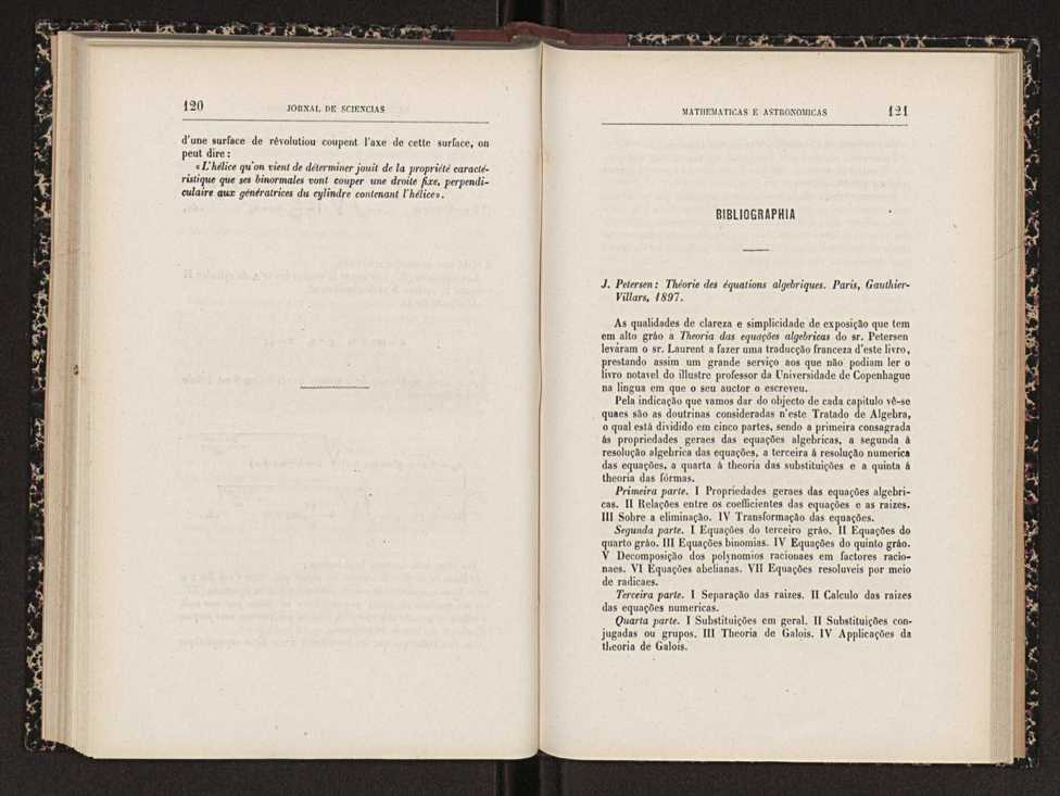 Jornal de sciencias mathematicas e astronomicas. Vol. 13 62