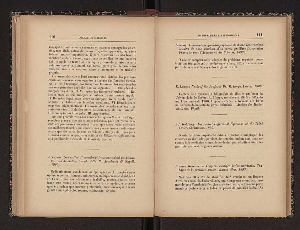 Jornal de sciencias mathematicas e astronomicas. Vol. 14 57