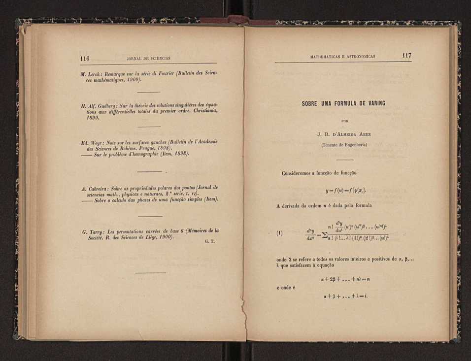 Jornal de sciencias mathematicas e astronomicas. Vol. 14 60