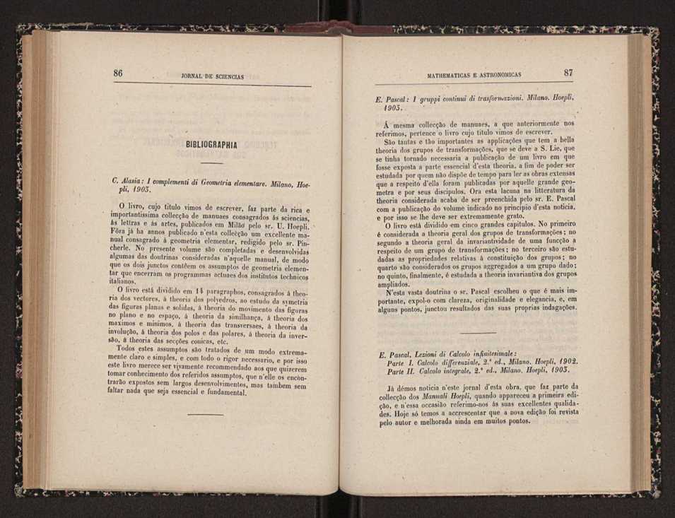 Jornal de sciencias mathematicas e astronomicas. Vol. 15 45