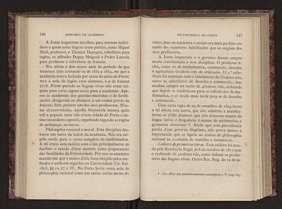 Annuario da Academia Polytechnica do Porto. A. 1 (1877-1878) / Ex. 2 75