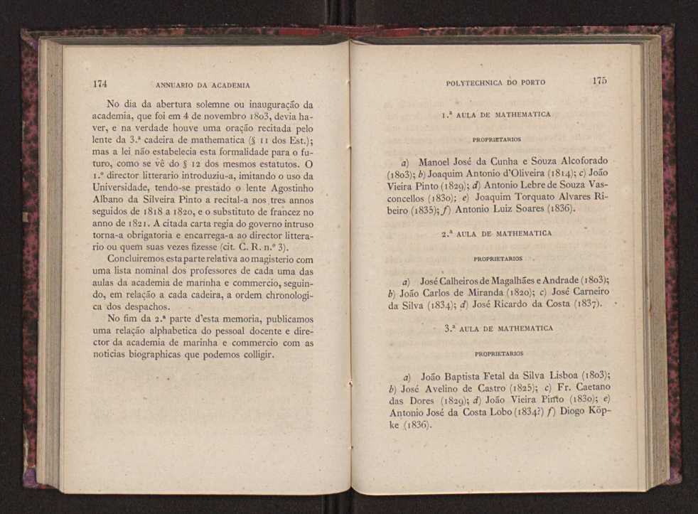 Annuario da Academia Polytechnica do Porto. A. 1 (1877-1878) / Ex. 2 88