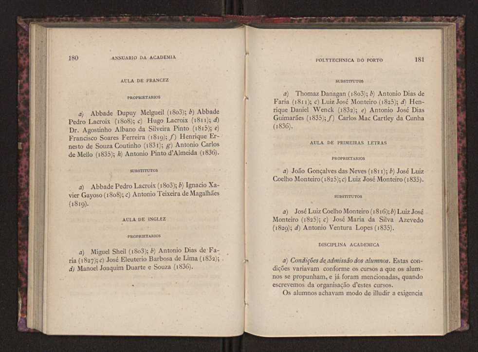 Annuario da Academia Polytechnica do Porto. A. 1 (1877-1878) / Ex. 2 91