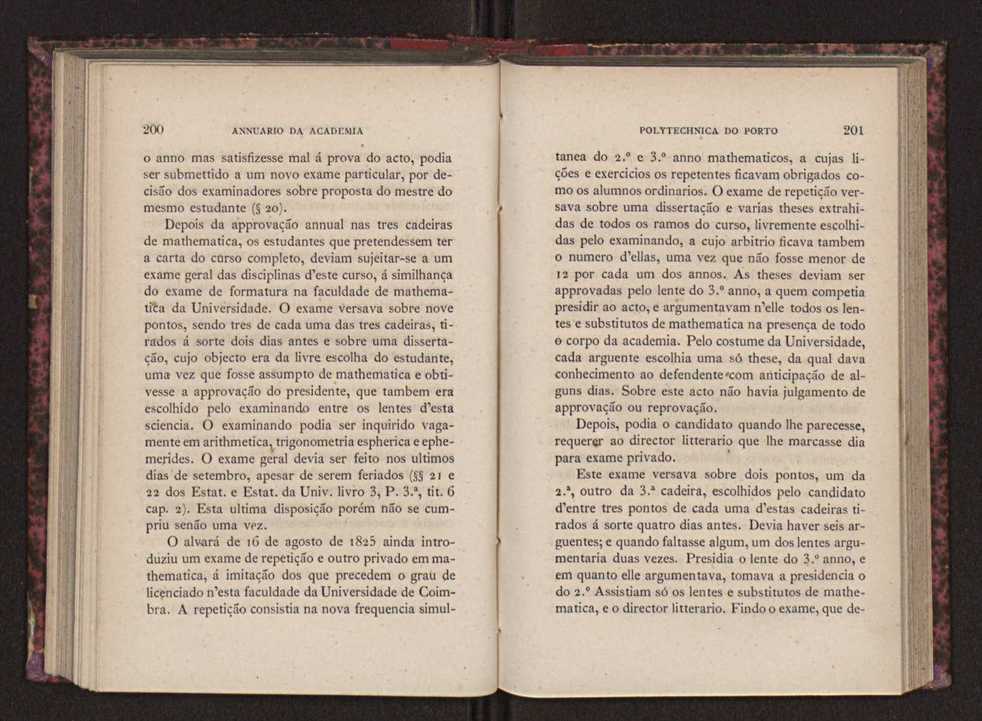 Annuario da Academia Polytechnica do Porto. A. 1 (1877-1878) / Ex. 2 101