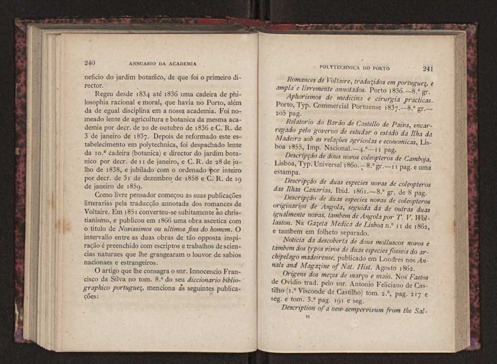 Annuario da Academia Polytechnica do Porto. A. 1 (1877-1878) / Ex. 2 121