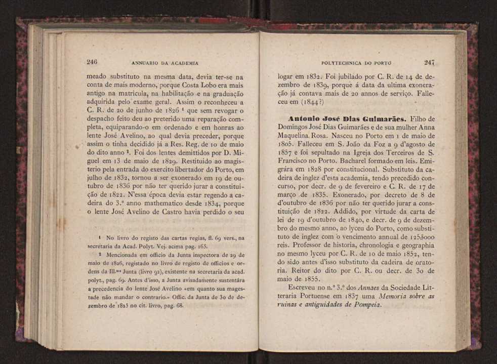 Annuario da Academia Polytechnica do Porto. A. 1 (1877-1878) / Ex. 2 124