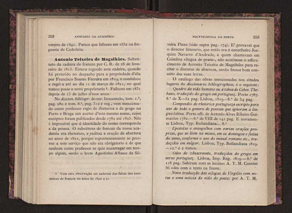 Annuario da Academia Polytechnica do Porto. A. 1 (1877-1878) / Ex. 2 127