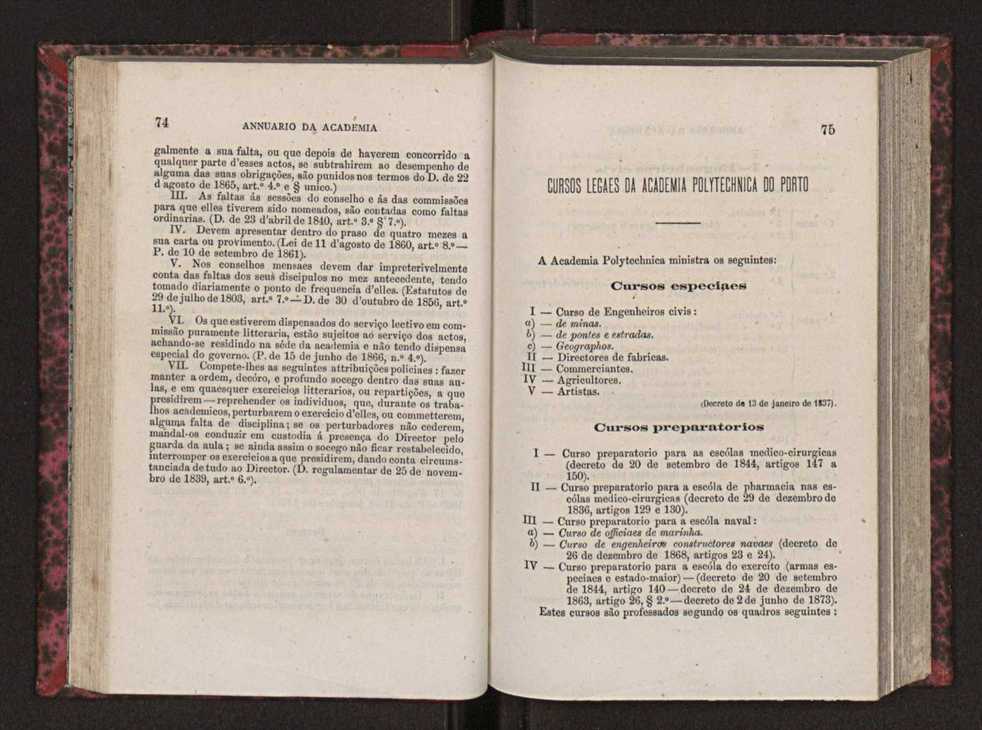 Annuario da Academia Polytechnica do Porto. A. 2 (1878-1879) / Ex. 2 41