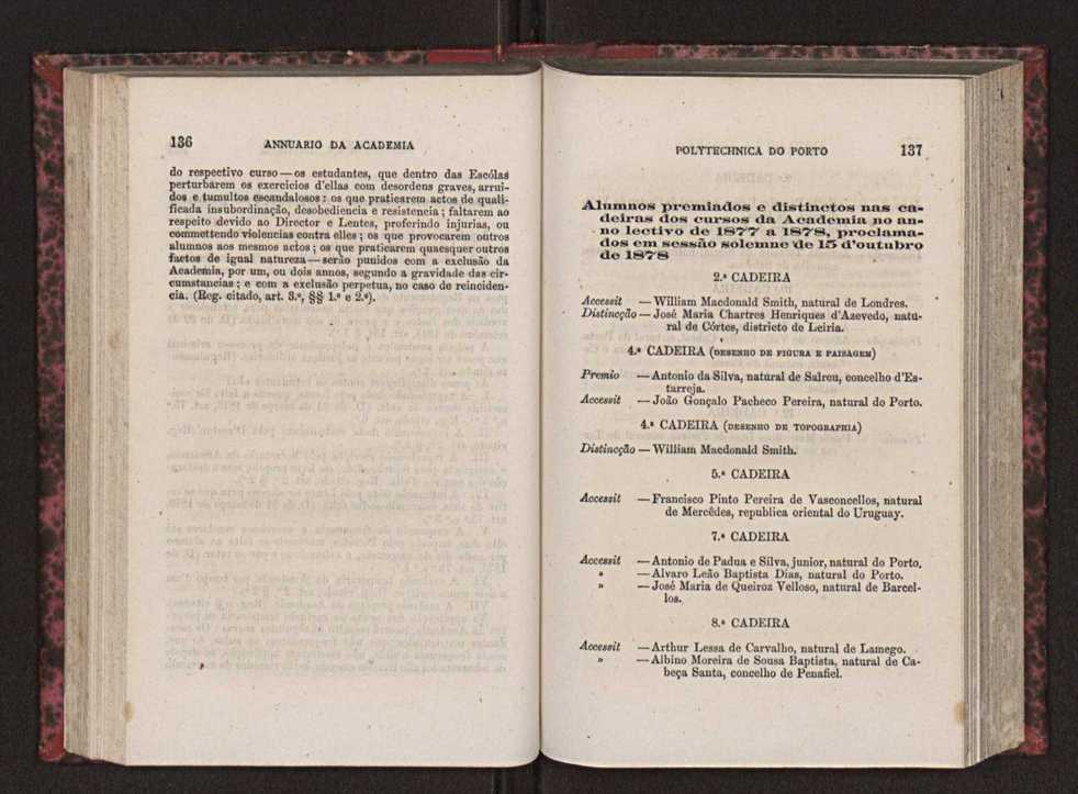 Annuario da Academia Polytechnica do Porto. A. 2 (1878-1879) / Ex. 2 72