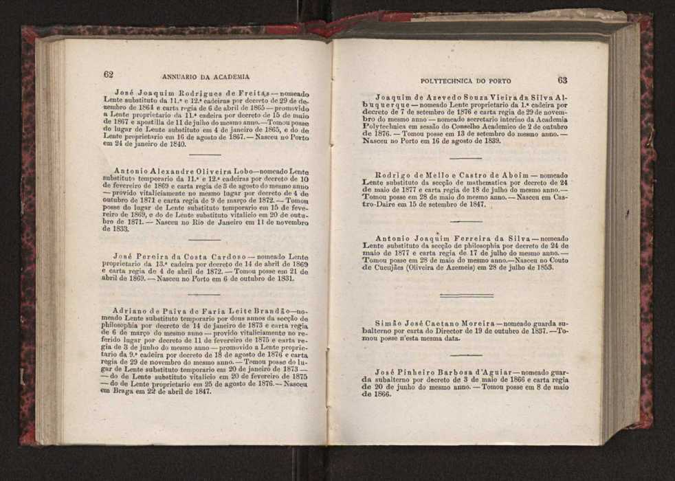 Annuario da Academia Polytechnica do Porto. A. 3 (1879-1880) / Ex. 2 34