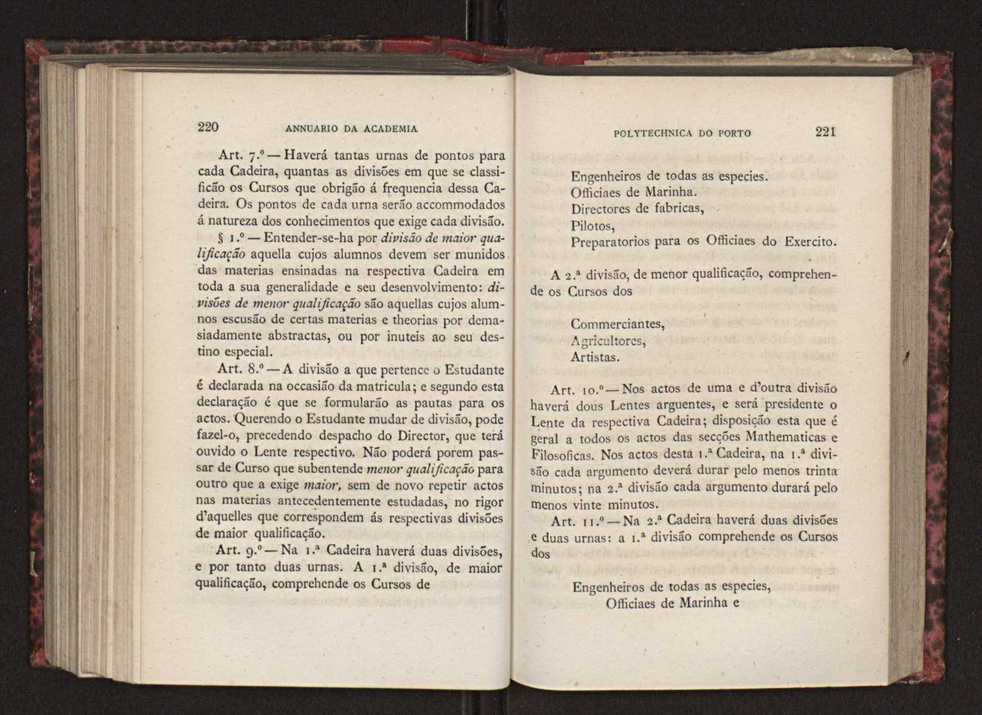 Annuario da Academia Polytechnica do Porto. A. 3 (1879-1880) / Ex. 2 113