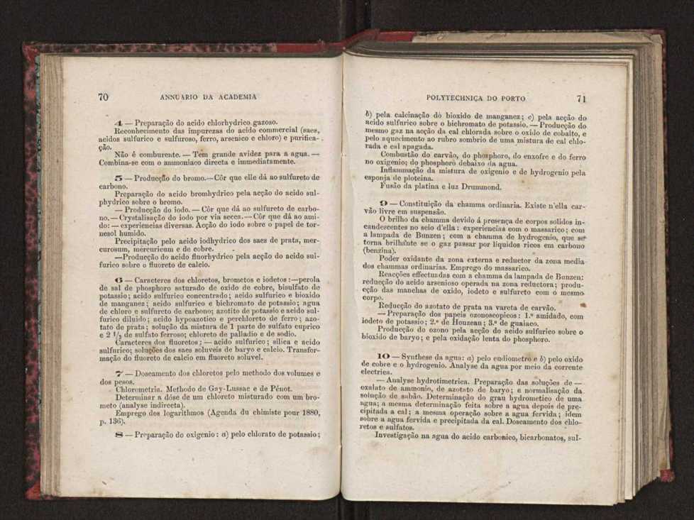 Annuario da Academia Polytechnica do Porto. A. 4 (1880-1881) / Ex. 2 39