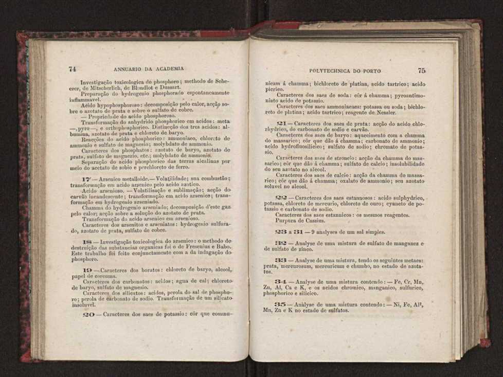 Annuario da Academia Polytechnica do Porto. A. 4 (1880-1881) / Ex. 2 41