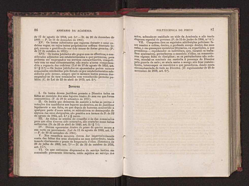 Annuario da Academia Polytechnica do Porto. A. 4 (1880-1881) / Ex. 2 47