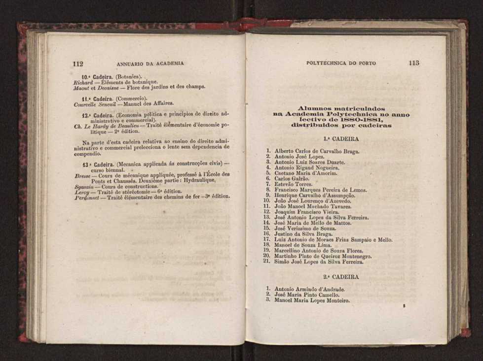 Annuario da Academia Polytechnica do Porto. A. 4 (1880-1881) / Ex. 2 59