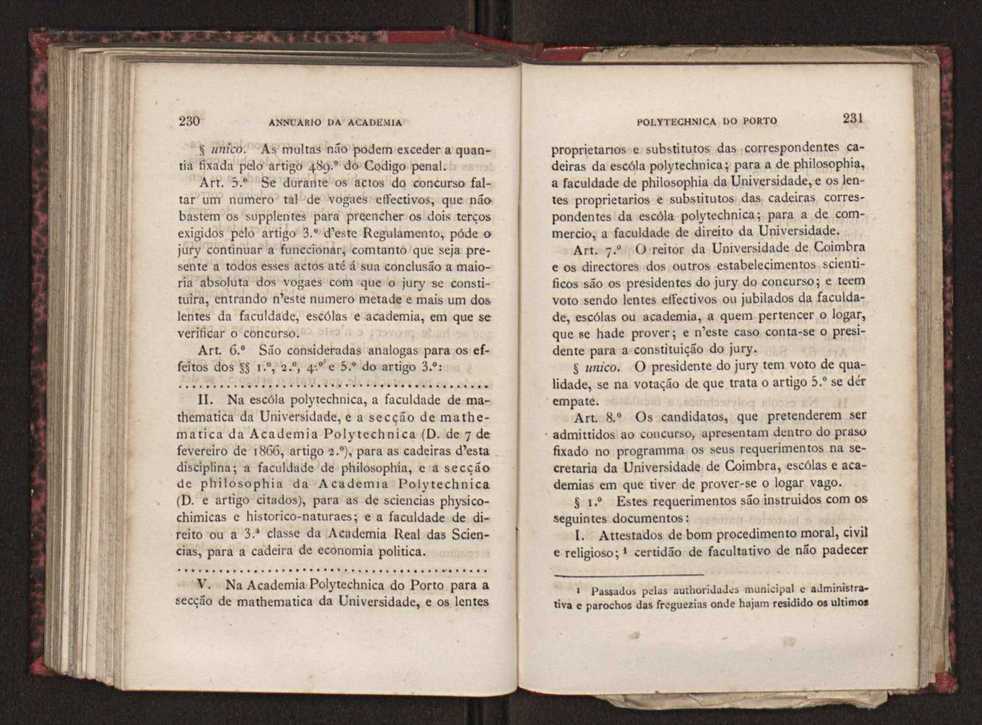 Annuario da Academia Polytechnica do Porto. A. 4 (1880-1881) / Ex. 2 118