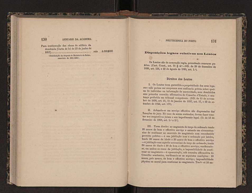 Annuario da Academia Polytechnica do Porto. A. 5 (1881-1882) / Ex. 2 69