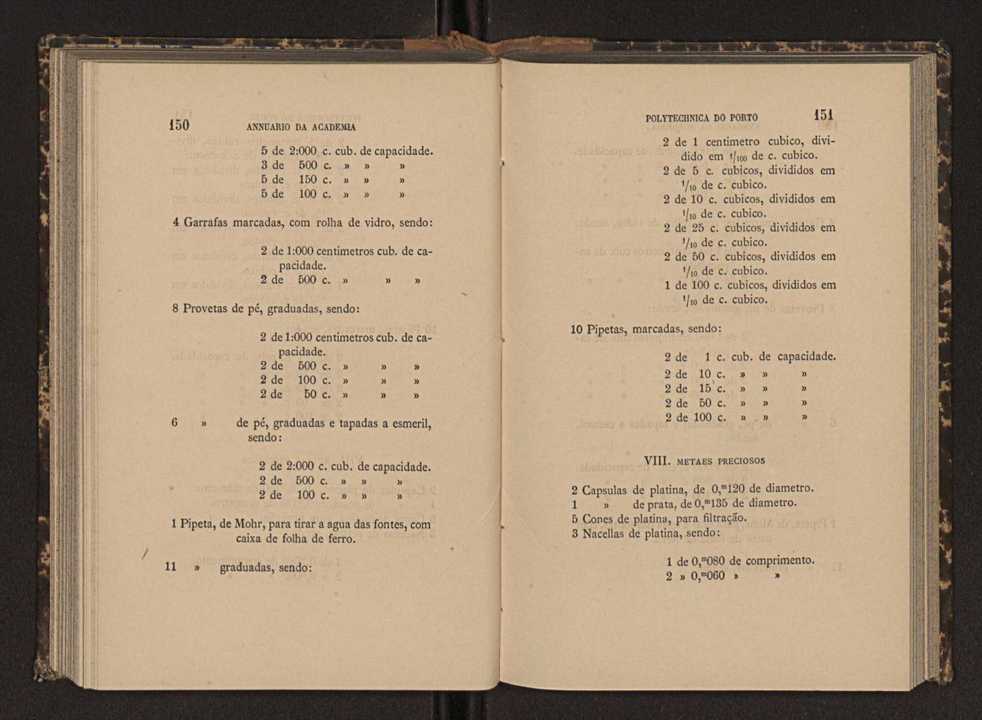 Annuario da Academia Polytechnica do Porto. A. 6 (1882-1883) / Ex. 2 80