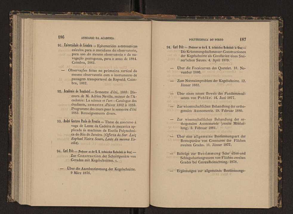 Annuario da Academia Polytechnica do Porto. A. 6 (1882-1883) / Ex. 2 98