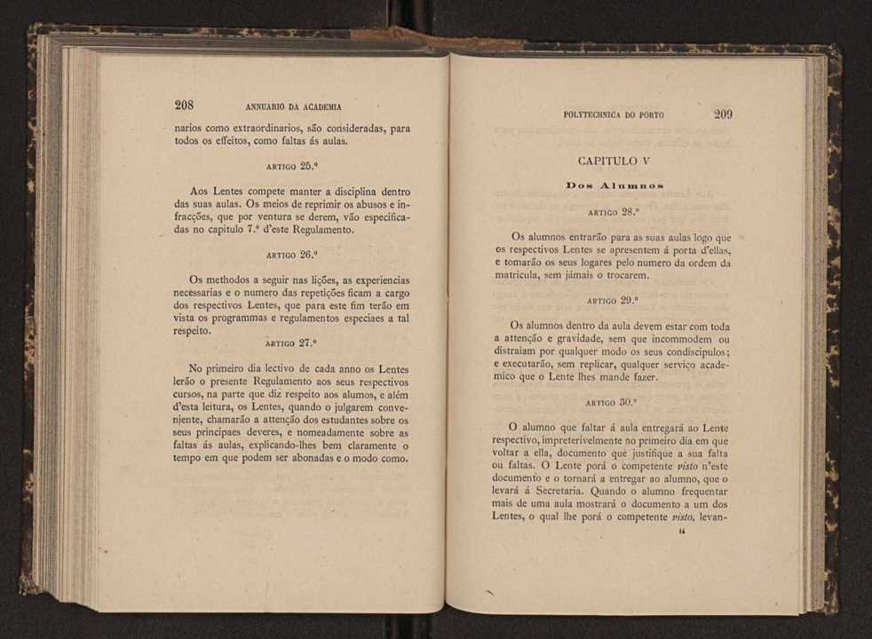 Annuario da Academia Polytechnica do Porto. A. 6 (1882-1883) / Ex. 2 109