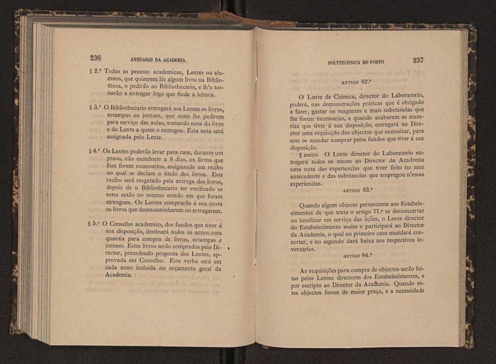 Annuario da Academia Polytechnica do Porto. A. 6 (1882-1883) / Ex. 2 123