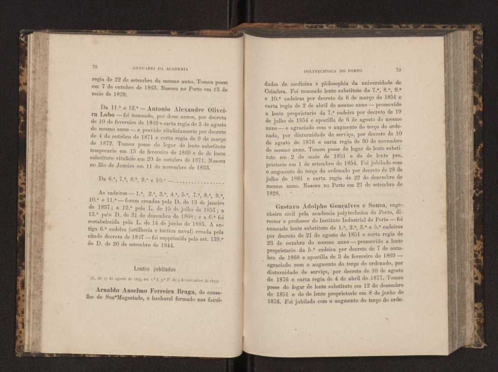 Annuario da Academia Polytechnica do Porto. A. 7 (1883-1884) / Ex. 2 41